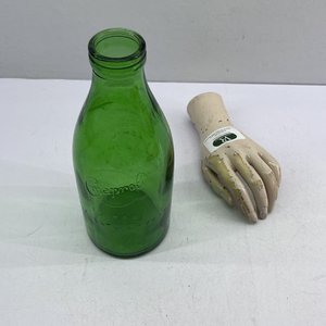 Botella de Leche Conaprole Verde Vidrio 1 Litro Pico Fino - imagen 2