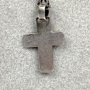Cadena de Plata 925 con Cruz y Detalle en Lapislázuli - imagen 4