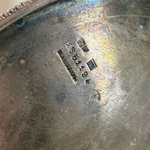 Juego de Aceitera y Vinagrera Christofle con Soporte Bañado en Plata - imagen 3
