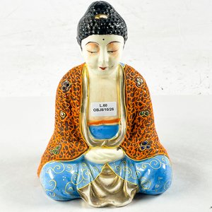 Figura oriental en porcelana de 20 cm - imagen 1