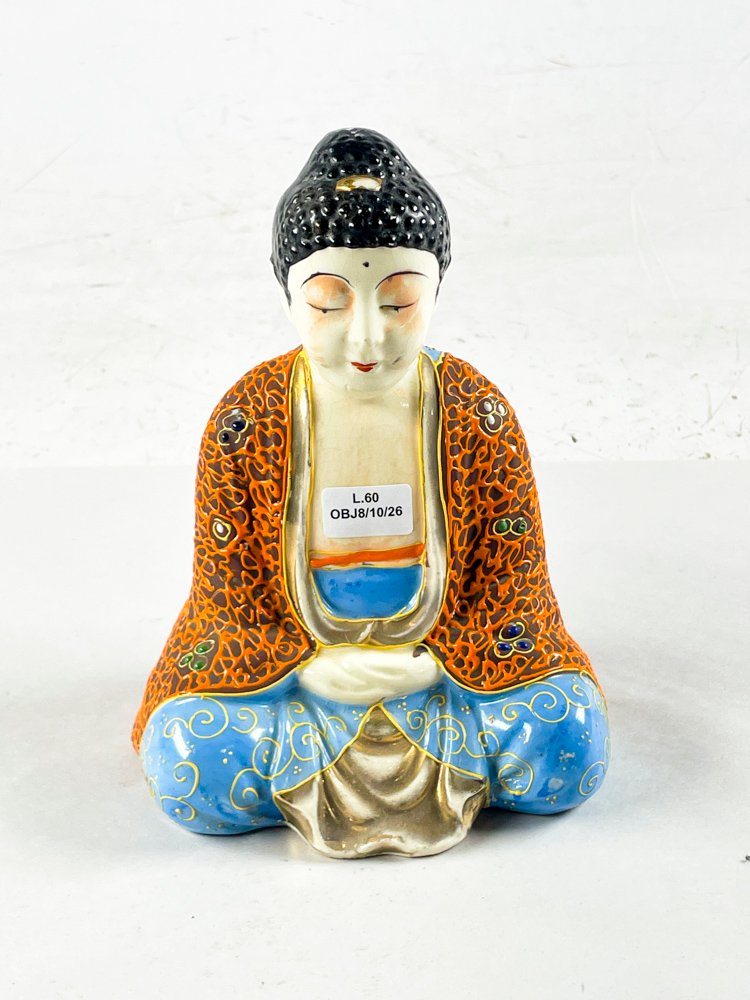 Figura oriental en porcelana de 20 cm