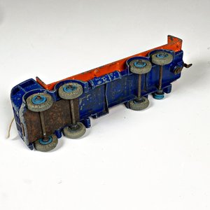 Camión de Carga Dinky Toys de Metal, Azul y Naranja - imagen 3