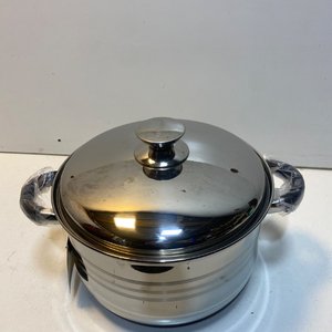 Olla de Acero Inoxidable Grünhof con Tapa - 24cm Diámetro, 5 Litros - imagen 3
