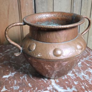 Caldero de Cobre Martillado con Asas - 18 cm - imagen 3