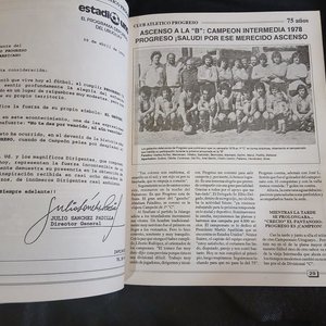 Libro "Progreso - 75 Años" (1917-1992) - Historia del Club Atlético Progreso - imagen 4