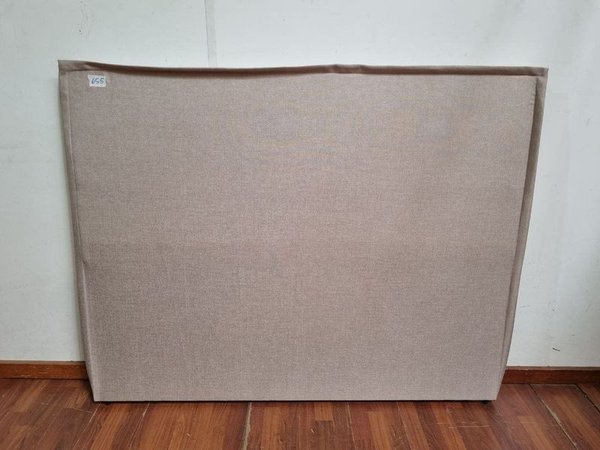 Respaldo de Cama Tapizado Beige 160x7x130 cm