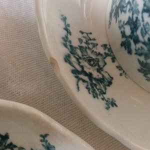 Juego de 10 Tazas y Platos de Café en Loza Inglesa Trentman - imagen 5