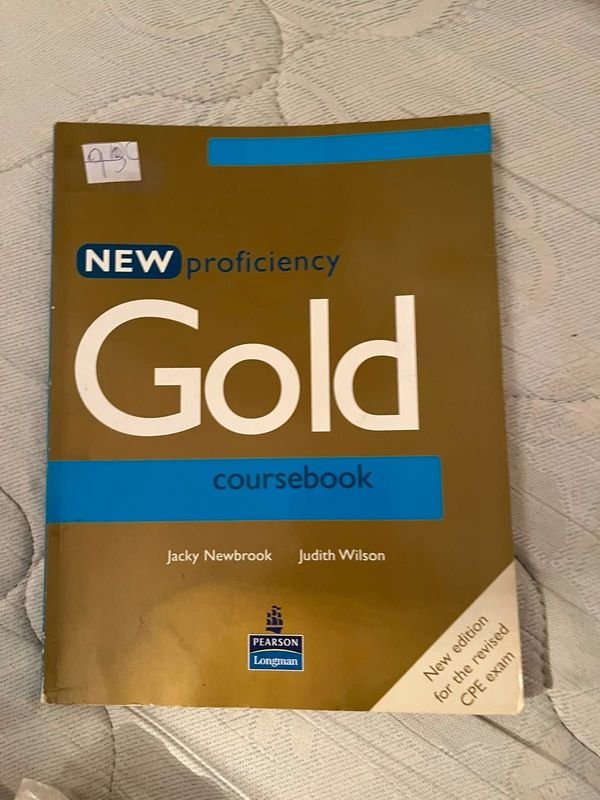 Libro "New Proficiency Gold Coursebook" de Jacky Newbrook y Judith Wilson - Pearson Longman