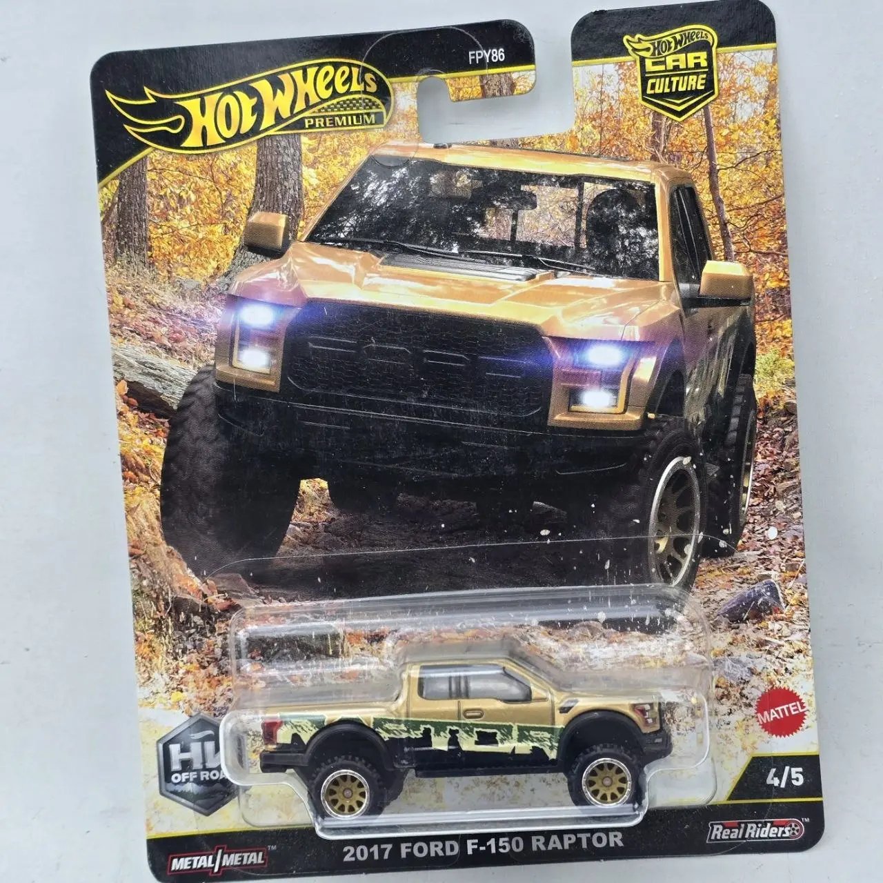 Hot Wheels Premium Ford F-150 Raptor 2017 "Car Culture"