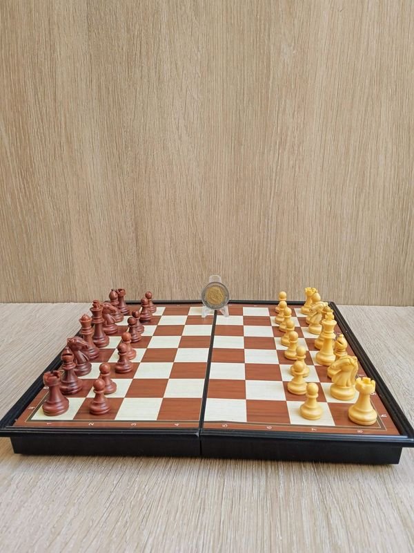 Juego de Ajedrez Completo con tablero para Guardar las Piezas - imagen 2