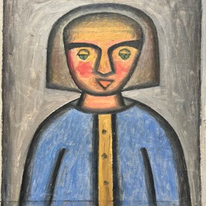 Lote anterior: Oleo "Personaje" de Walter Deliotti - 46 x 38 cm