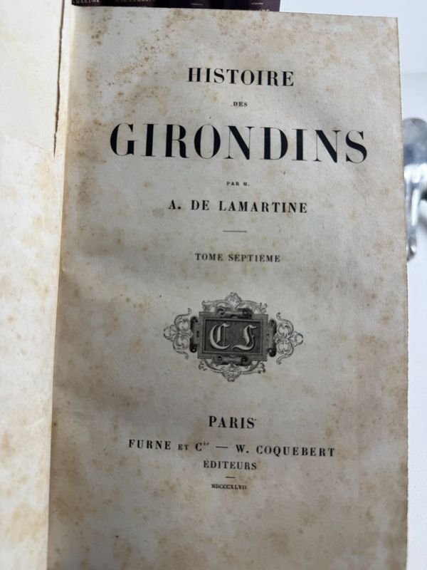 Colección de libros antiguos: Historia de los girondinos - imagen 5