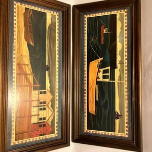 Lote anterior: Lote de dos cuadros decorativos de estilo rústico