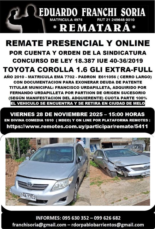 Toyota Corolla 2010 - Vehículo de lujo con características avanzadas