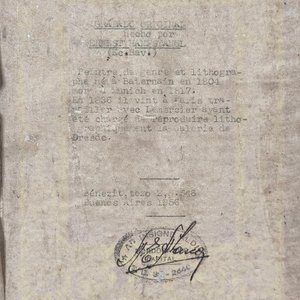 Grabado "Cacería de Jabalí" por Ernest Hanfstangl, con marco dorado y vidrio - imagen 7