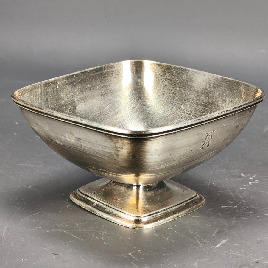 Cuenco de plata sterling con monograma - imagen 7