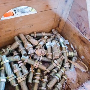 Lote de 50 Tornillos con Tuercas Metálicas - imagen 4