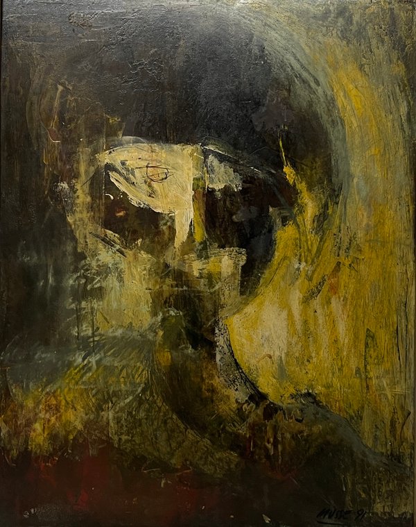 Óleo Abstracto de Carlos Mussé (1991) - 90 x 70 cm - imagen 1