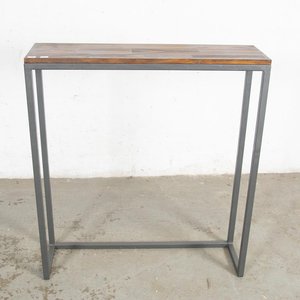 Mesa Alta Angosta Tipo Barra Estilo Industrial - imagen 1