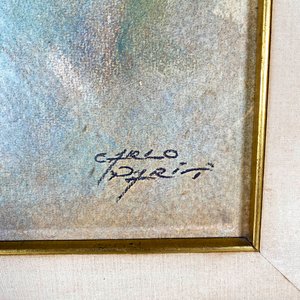 Cuadro "Virgen" de Carlo Parisi, 33 x 47 cm - imagen 3