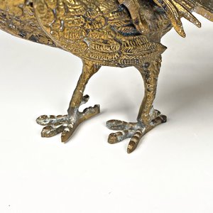 Dos Figuras de Bronce de Faisanes, 30 cm Largo x 17 cm Alto - imagen 6