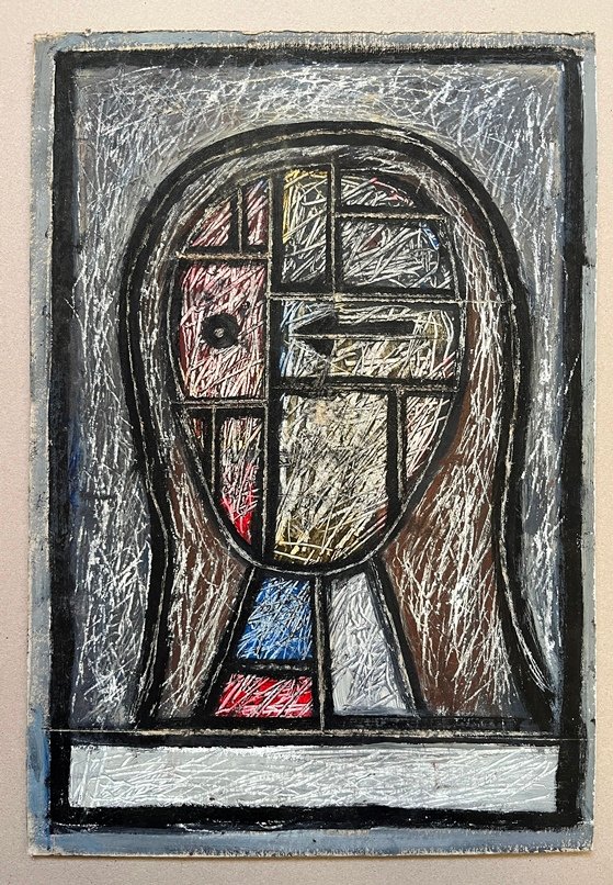 Lote anterior: Pintura de Walter Deliotti "Cara"