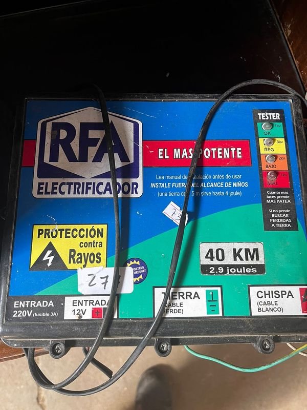 Pastoreador Eléctrico RFA El Más Potente 40 Km