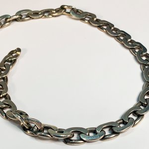 Collar de Plata con Eslabones - 23 cm - imagen 2