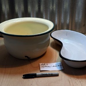Pelela esmaltada y Riñon para instrumental - imagen 2