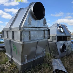 Contenedor Metálico Industrial Grande con Boca Redonda - imagen 3