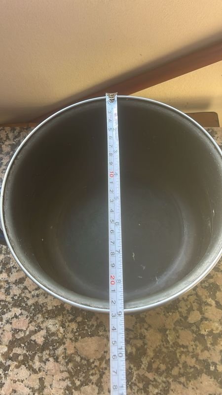 Olla cerámica azul con tapa - imagen 6