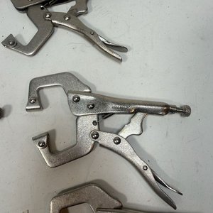 Lote de 4 Pinzas de Presión Metálicas - imagen 3