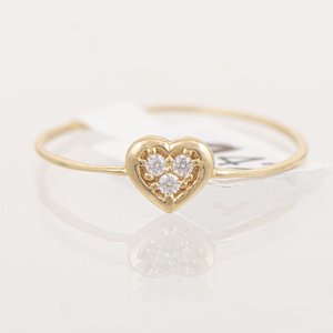 Anillo Corazón Oro 18k con Brillantes - imagen 1