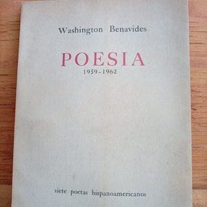 Lote siguiente: Libro "Poesía 1959-1962" de Washington Benavides, Primera Edición