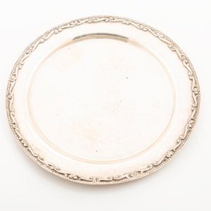 Platillo de Plata 800 con Borde Labrado - 20cm - imagen 1