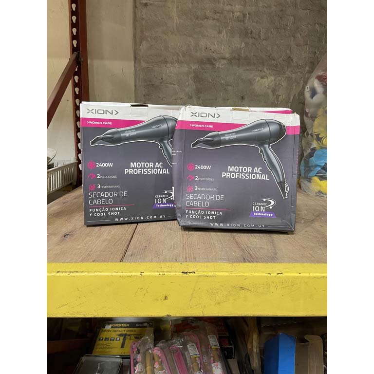 2 Secadores de Pelo Xion Motor Profesional 2400W