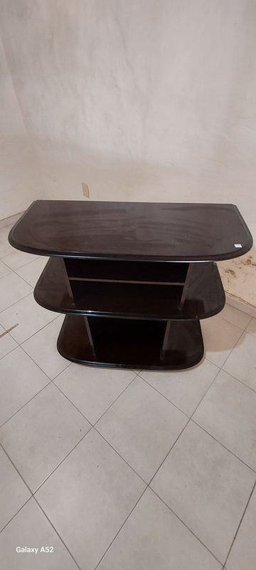 Rack de TV en MDF negro para televisor - imagen 5