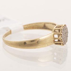 Anillo de Oro 18k con Circonias Talla 18mm - imagen 2