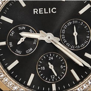 Reloj Relic Executive Black Crystal Edition Multifunción con Bisel Engastado - imagen 4