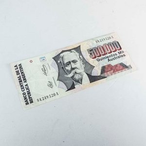 Billete Argentino de 500.000 Australes de 1990 - imagen 1
