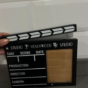 Lote siguiente: Portarretrato Marco de Claqueta de Cine Hollywood