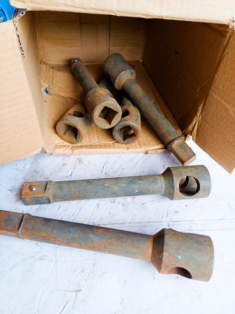 Juego de 6 Alargues para Llave de Cuadrante 3/4"
