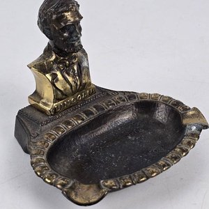 Cenicero de Bronce con Busto de Lincoln y Sello de Washington D.C. - imagen 3