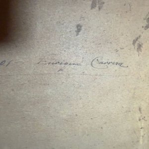 Óleo Retrato Femenino Firmado Enrique Carreza, 1901 - imagen 11
