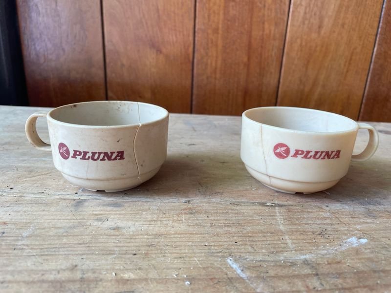 TAZAS PLASTICAS DE PLUNA