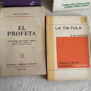 Lote de Libros: La Naranja Mecánica, El Profeta, La Tia Tula, Robinson Crusoe, El Pájaro Azul - imagen 3