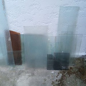 Lote de Vidrios de Diversas Medidas y Texturas - imagen 2