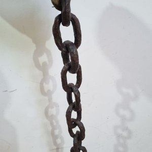 Lote de Varios Tramos de Cadena de Hierro Rústico - imagen 5