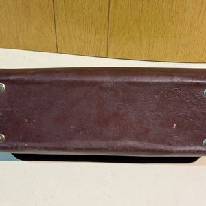 Antiguo Maletín Médico de Cuero Marrón - 45x17cm - imagen 6