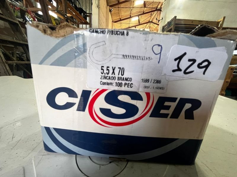 Caja de Pitones CISER Zincado Branco 5.5 x 70 mm - 100 Unidades
